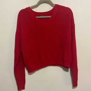 Red sweater